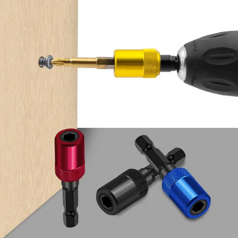 Convenient Hex Shank Quick Release Electric Drill Magnetic Screwdriver Bit Holder 60mm Quick Change Shank Tool