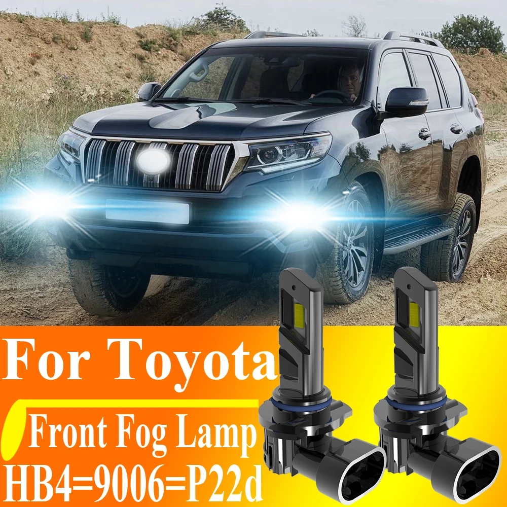 

2pcs HB4 9006 P22D LED Canbus Car Headlight Bulb Fog Lamp Light For Toyota Land Cruiser Prado Camry Corolla Previa Rav4 Avensis