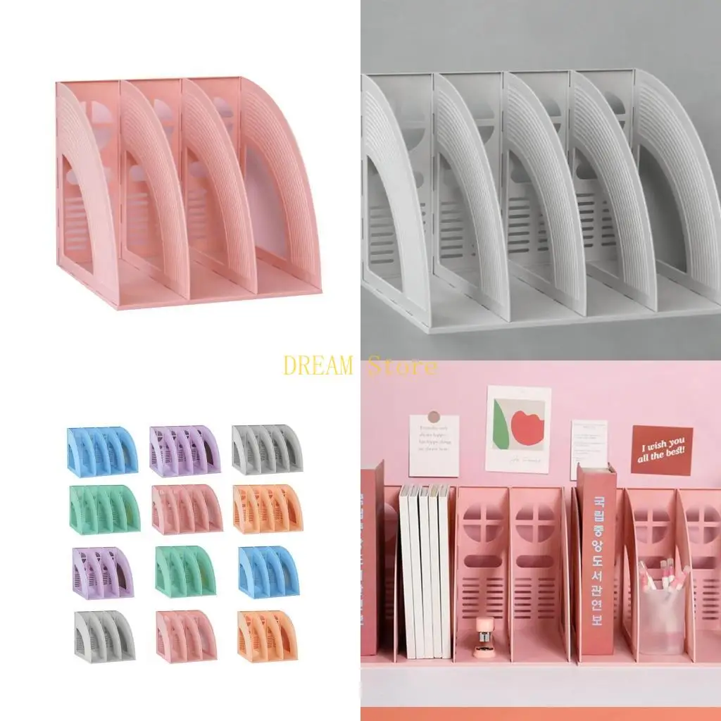 

Tabletop File Holder Inclined Book Holder Study Desk Management Desk Storage Holder Eco-friendly for Students Adults best sale