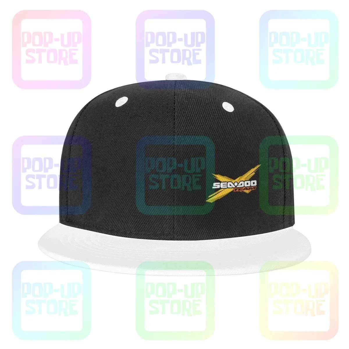 Sea Doo Can Am Brp X Team Logo Snapback Cap Colorful Baseball Caps Funny Novelty Streetwear