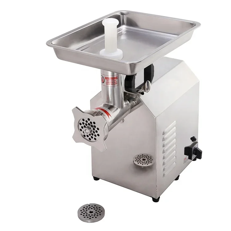 Commercial Heavy-Duty Meat Grinder Stainless Steel Butcher Equipment Machine for Food Shops and Farms Meat Mincer