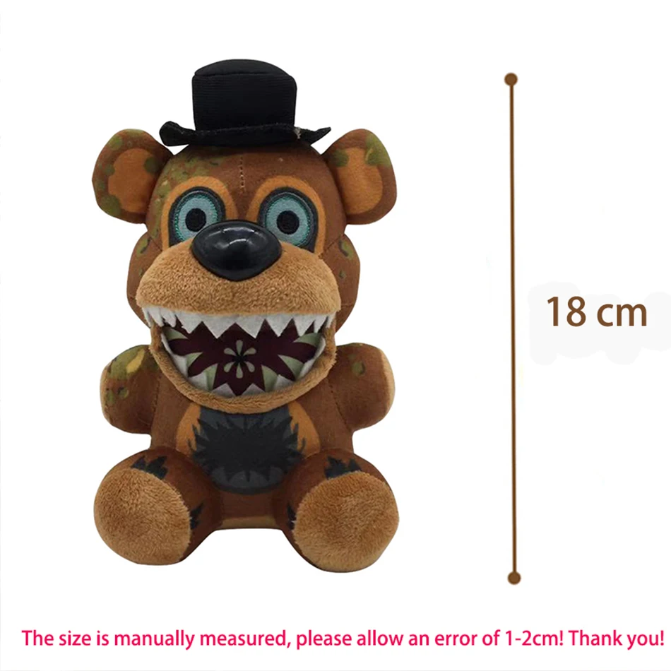 Five Nights at Freddy's FNAF Niedliche Plüschtiere Spielpuppen Bonnie Bär Foxy Cartoon Stoffpuppen Freddy Spielzeug Geschenke – Detail 16