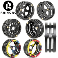 Rhino Narrow Carbon Fiber Aluminum 2.2 inch Pro LightWeight RC Car Crawler Wheel SCX10 RBX10 RR10 Wraith MOA