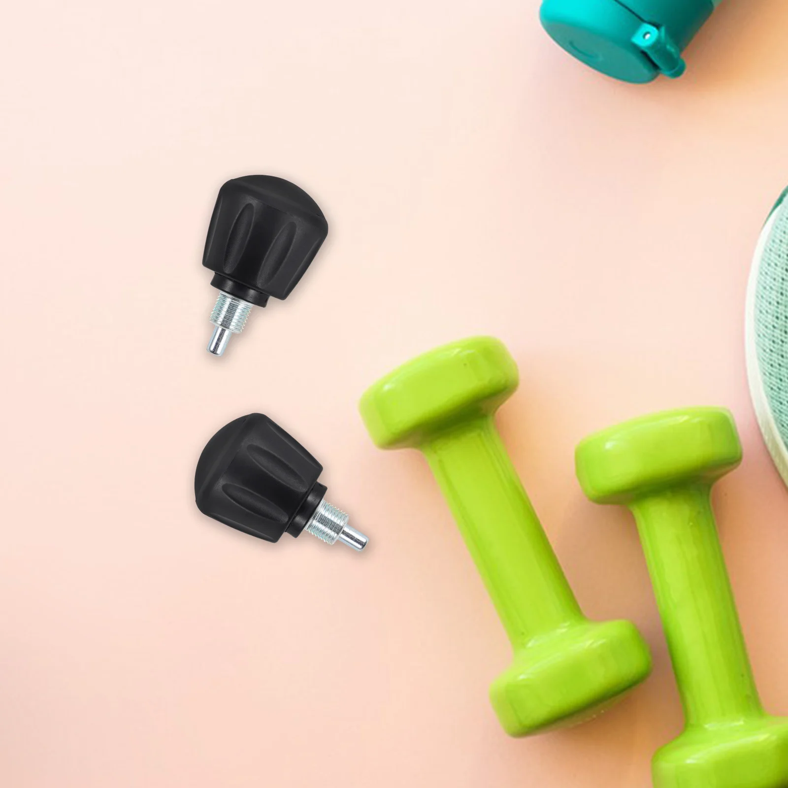 

Adjustable Pull Pin Knob M16x1.5 for Exercise Bike Plastic Spring-Loaded Fitness Equipment Secure Connector for Indoor Cycling