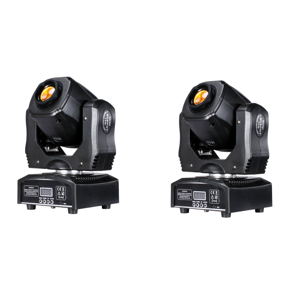 

2pcs 75W Mini LED Moving Head 60W Spot 8 Gobo 8 Colors Dj Beam Wash Stage Effect Light