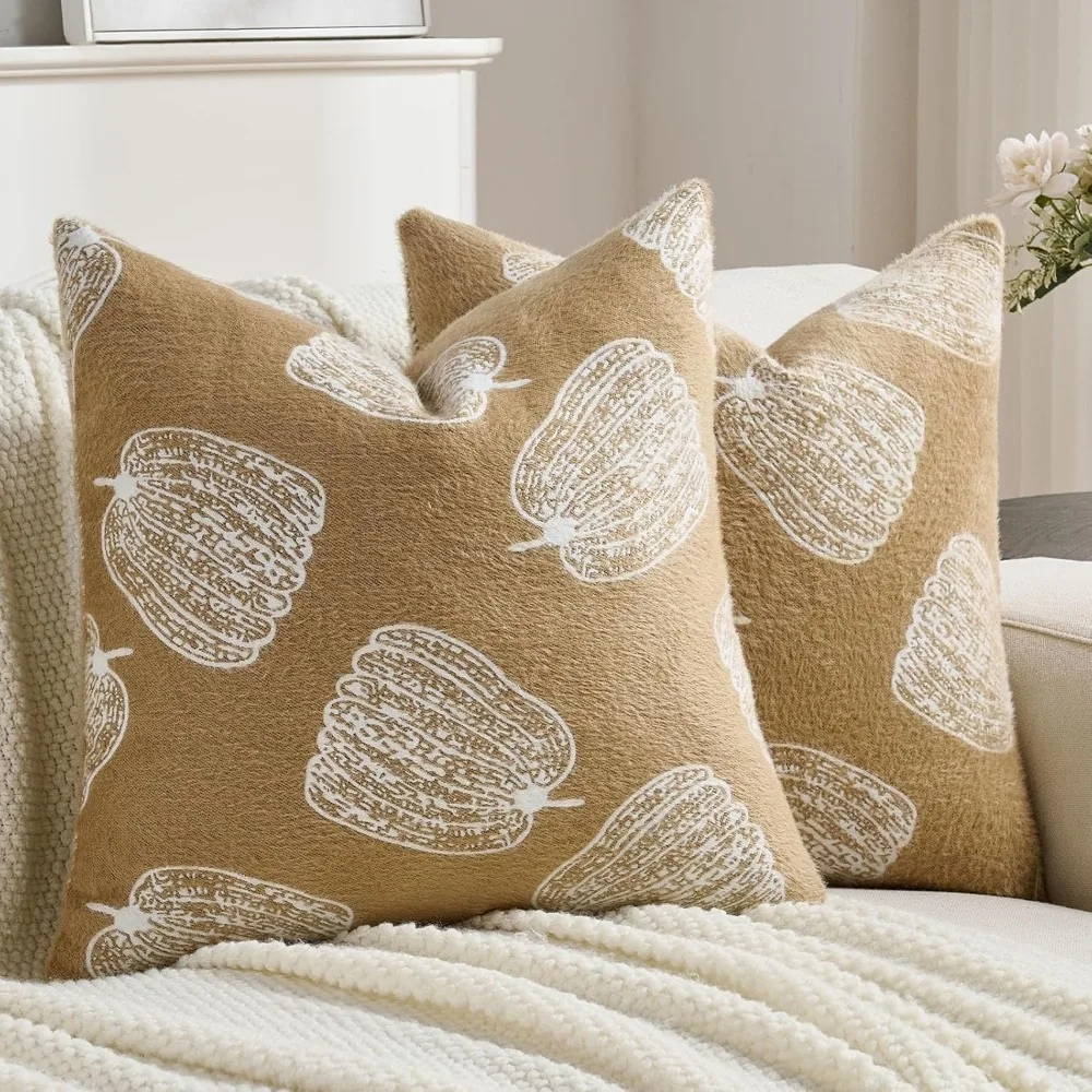 

Осенний декор на День Благодарения: набор из 2 наволочек из искусственного кашемира размером 24x24 дюйма