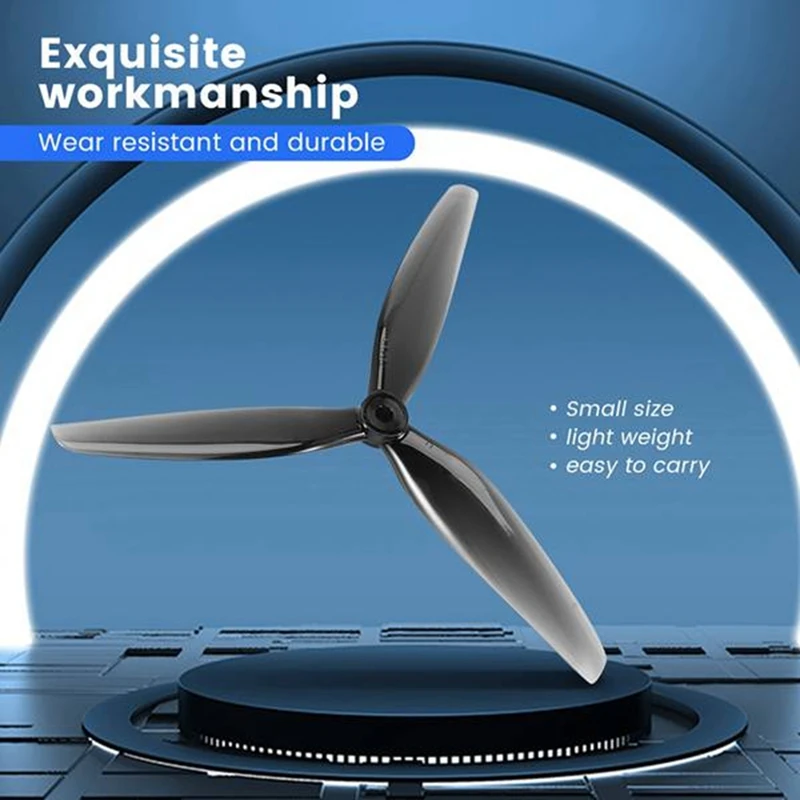 4 Pairs For HQPROP 7X4X3 7040 3-Blade PC Propeller For RC FPV Freestyle 7Inch Long Range LR7 Cinelifter Drones DIY Accessories