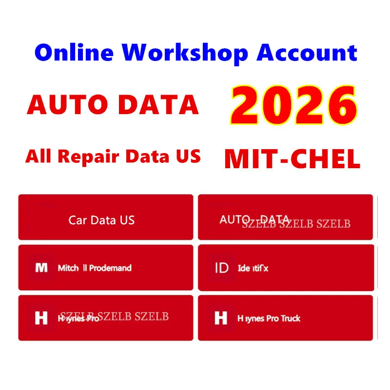 

2026 Online Account for AutoData All-data Mitch-ell Identi-fix Hay-nes pro Workshop Data Car Repair Software PC / Mobile Login
