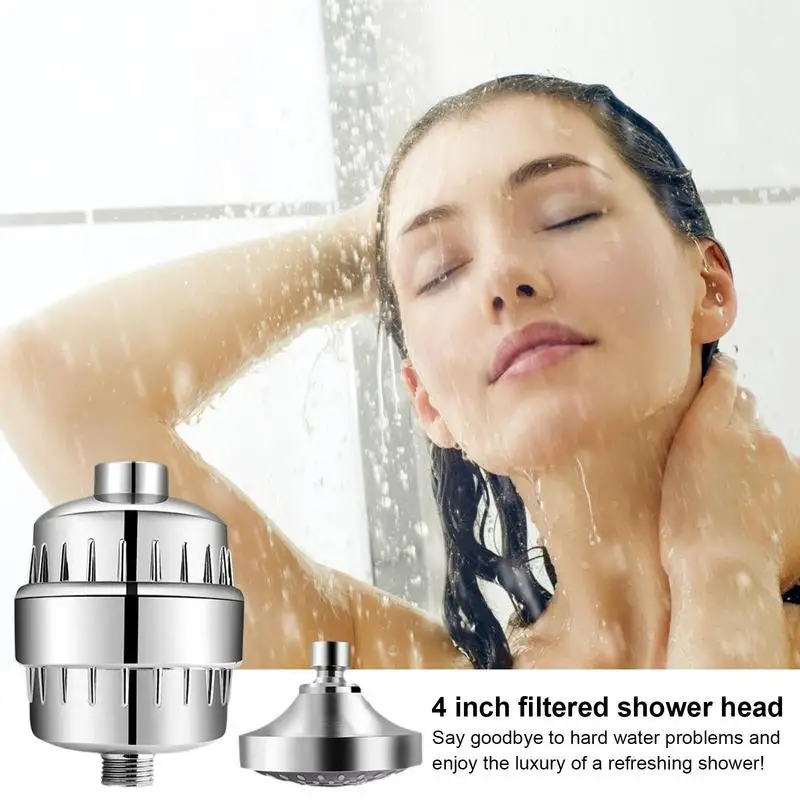 Shower Filter For Hard Water Hard Water Shower Water Filter Water Shower Head High Output 360 Degree Adjustable Bathroom