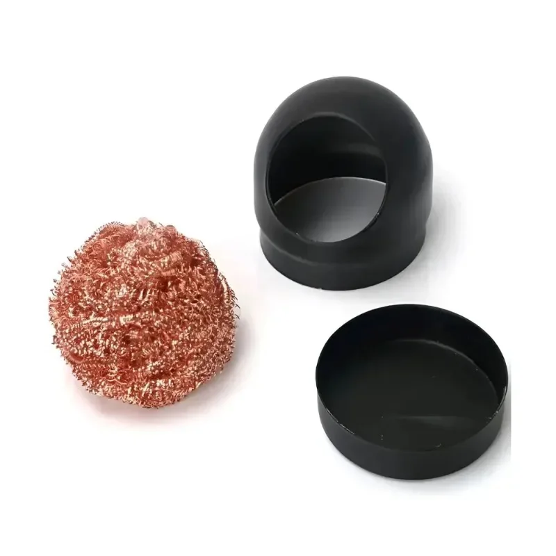 Metal Wire With Stand Set Welding Desoldering Soldering Solder Iron Tip Dross Cleaner Cleaning Steel Ball Mesh Filter Tin Remove view 5