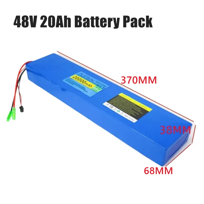 ALEVIY 48V 20Ah 13S3P rechargeable lithium-ion battery pack suitable for 500W 700W electric mobility tools and 18650 lithium bat