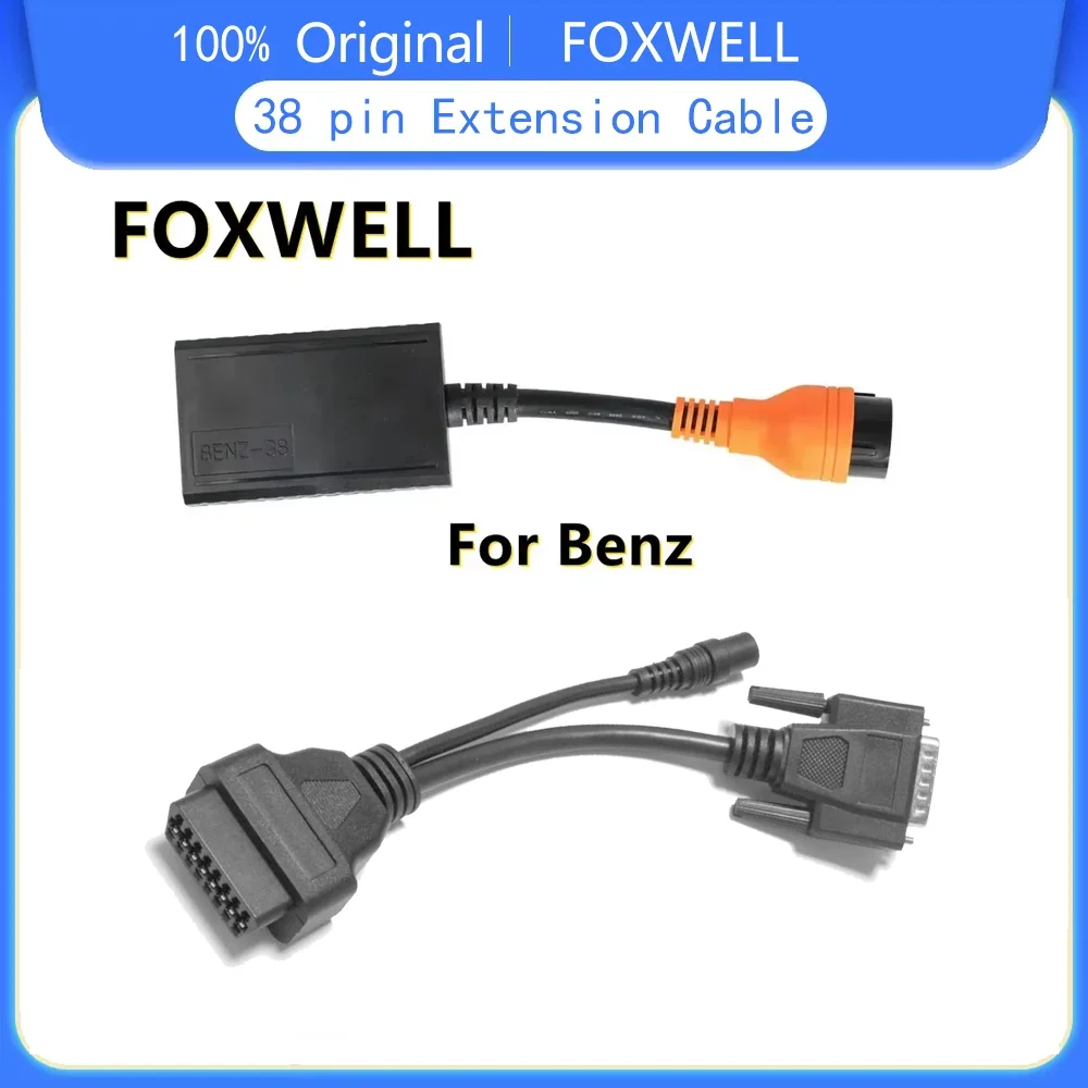 

Foxwell FOR Benz 38 pin and Extension Cable for Foxwell NT510 NT520 NT530 PRO Multi-System Scanner