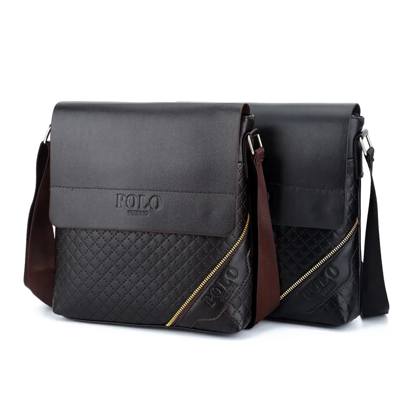 New Men's Shoulder Bag, Men's Bag, Casual Crossbody Bag, POLO Vertical Business Document Men's Bag Bags