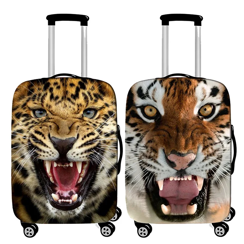 

Quality Elastic Luggage Protective Covers for 18-32 Inches Cute Animal Expression Luggage Cover Suitcase Case Travel Accessories