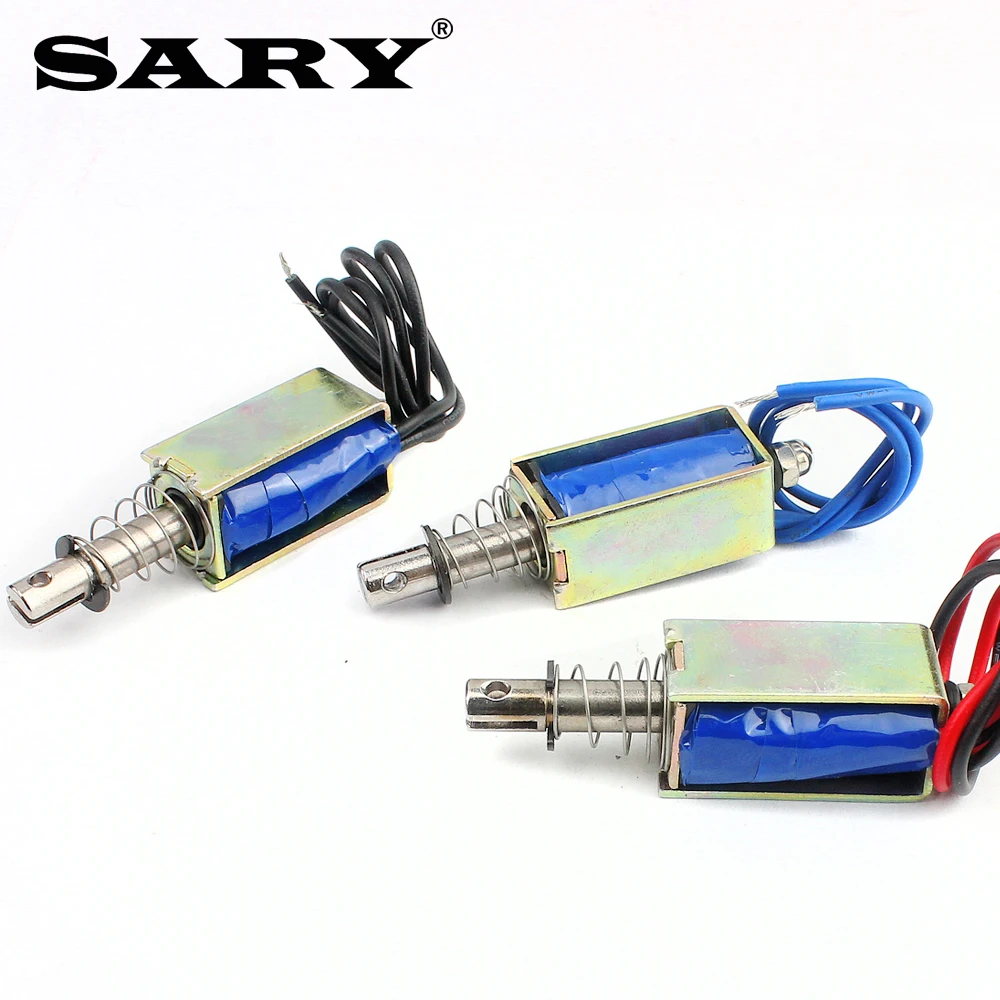 

Фотомагнитный соленоид с открытой рамой, электромагнит постоянного тока 6 в, 12 В, 24 В, Соленоидный клапан, ход 10 мм, поддерживающая силу 700 г