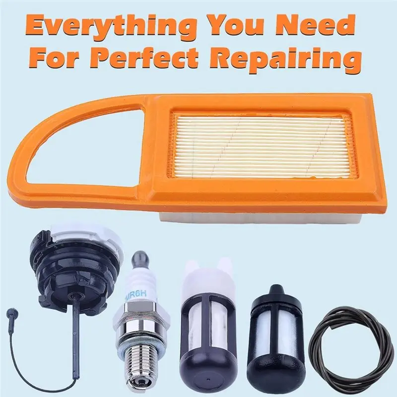CMHI-Air Filter Tune-Up Kit For BR500 BR550 BR600 BR700 Backpack Leaf Blower Service Kit 4282 141 0300