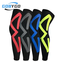 GOBYGO 1PCS Men Women Compression Cycling Leg Warmers MTB Bike Leggings Running Basketball Soccer Knee Pads Leg Protection