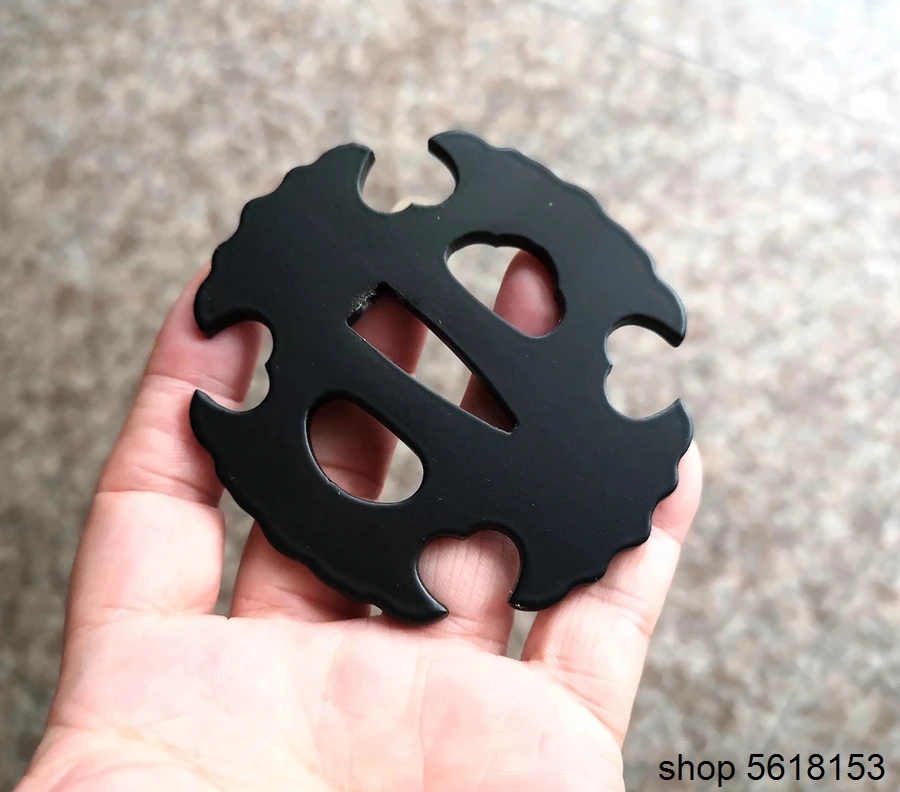 Черный железный узор птица tsuba для японского меча катана wakizashi танто