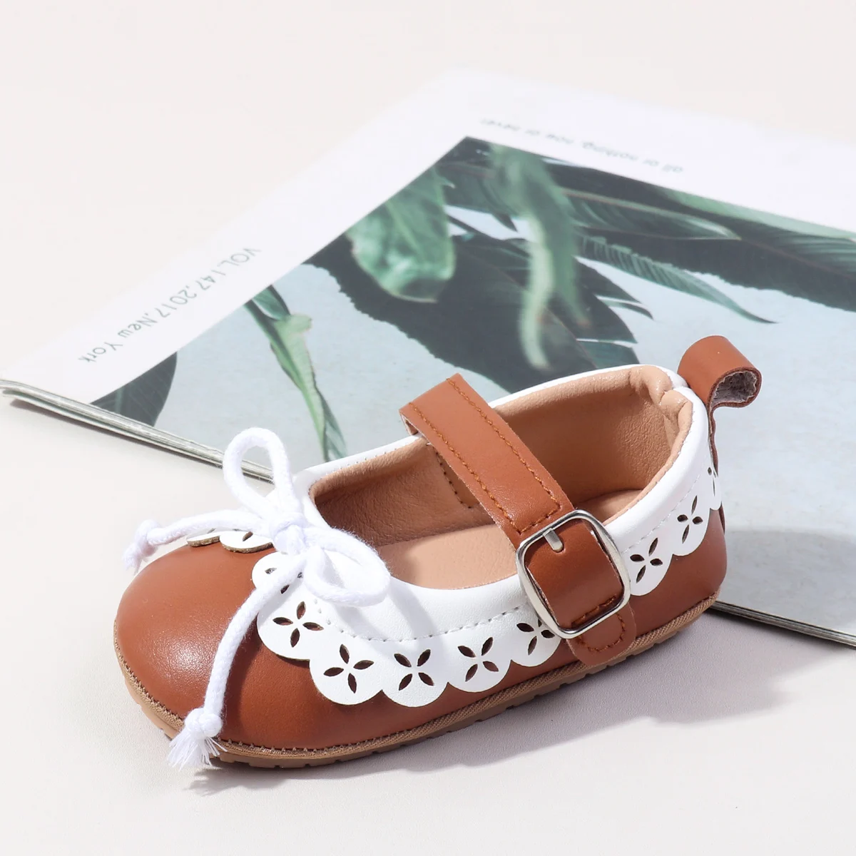 Hot Selling Spring And Autumn Baby Girls First Walking Toddler Shoes Cute Design For 0-18M Baby Girl Princess Shoes