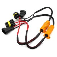 50W H1 H3 H7 H11 9006 hb3 hb4 H9 H8 Car Load Resistor Error Canceller LED Decoder Canbus Free Wiring Canceller Decoder Light