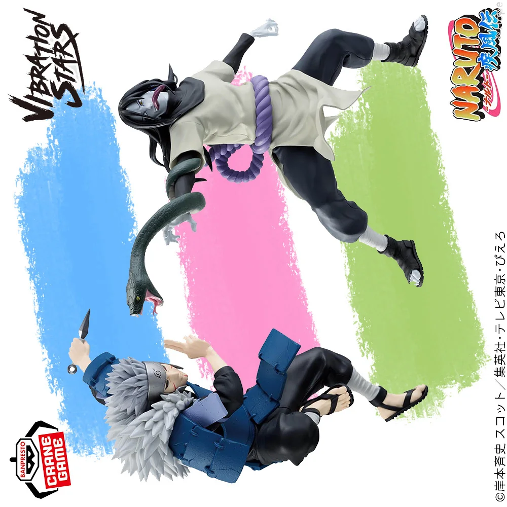 BANPRESTO – figurines originales VIBRATION STARS Naruto Shippuden Senju Tobirama Orochimaru, jouet modèle animé