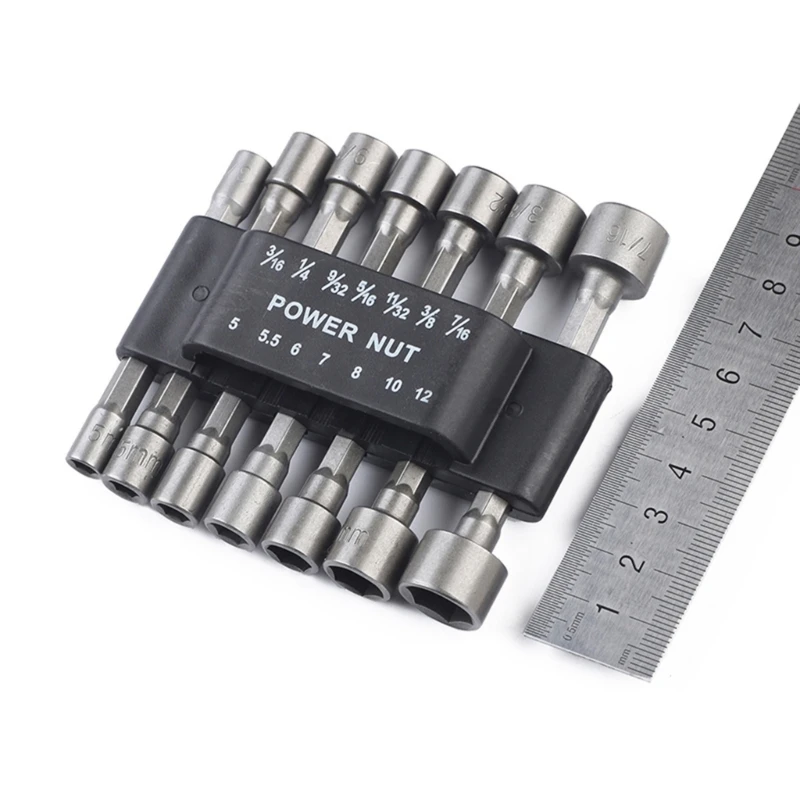 Bithouder sleutelhangers schroevendraaier bithouder cadeau voor mannen 1/4'' schacht boor houder gereedschap schroef adapter