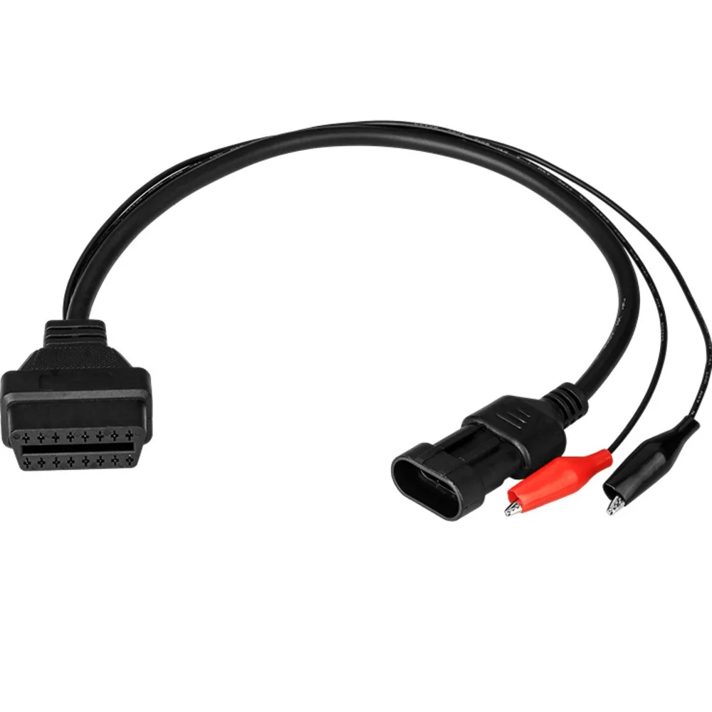 OBD2 Cable For Fiat 3 Pin Alfa Lancia To 16 Pin OBDII OBD 2 OBD-II Connector Cable For Fiat Adapter Auto Car Diagnostic Tool