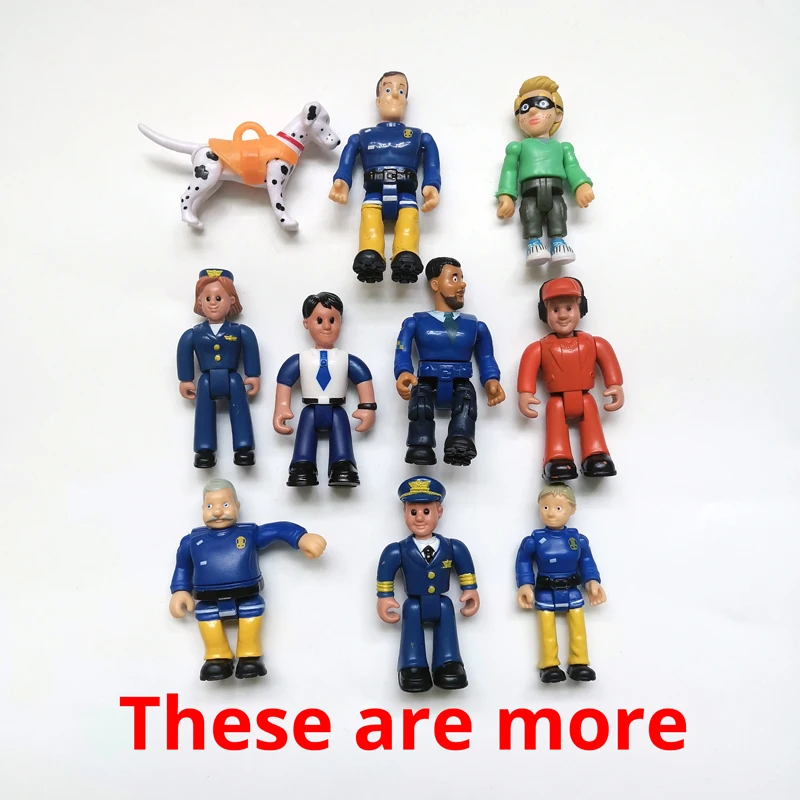 Fireman Sam Mix Other Action Figure Firefighter Rescue Dog Rare Limited Collection Model Figurine Xmas Toy Gift for Kid Child