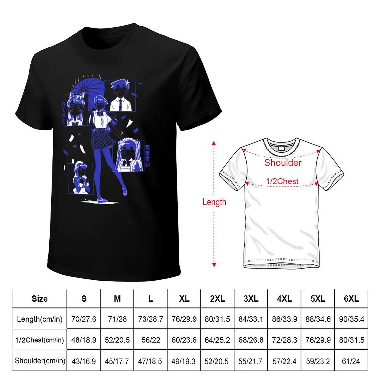 Komi san - Komi can't communicate T-Shirt t shirts for man cotton T-Shirt