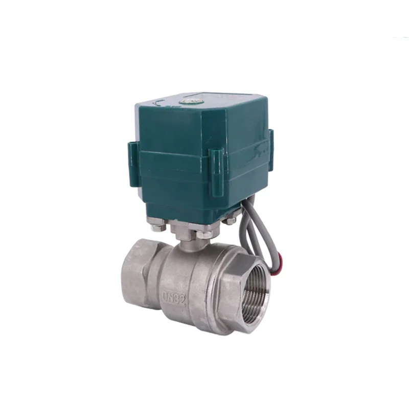 

Motorized Ball Valve Stainless Steel DN15-50 Full Bore Big Torque Ball Valve 2/3 wire electric actuator AC220V DC24V DC12V