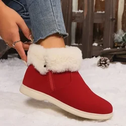 Winter Women's Plus Cotton Shoes Fashion Zipper Keep Warm Platform Shoes for Women Snow Boots Outdoor Casual Women's Ankle Boots