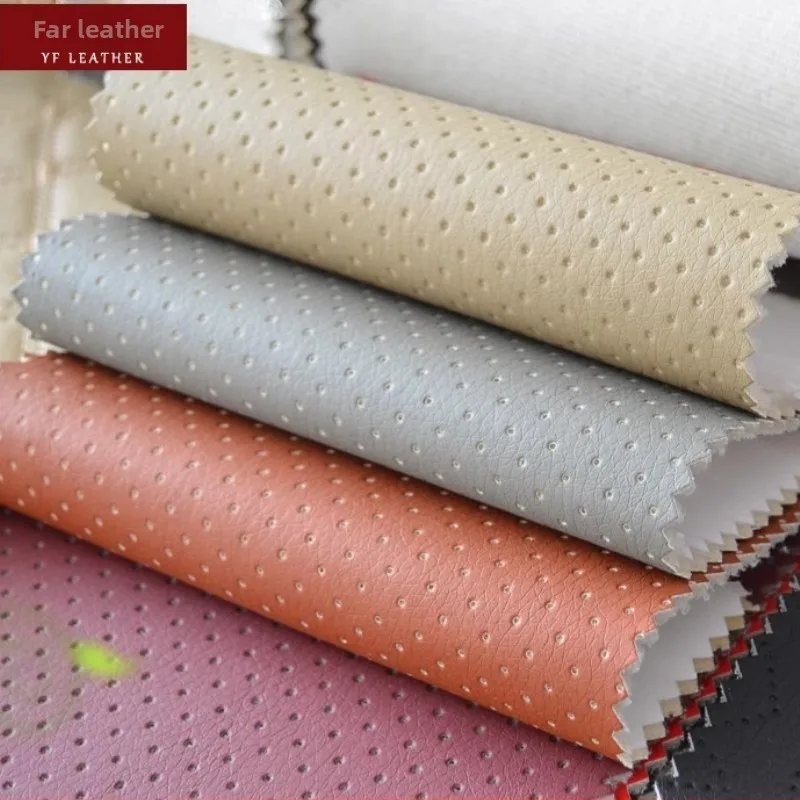 

Перфорированная композитная губчатая кожаная ткань, дышащий чехол на автомобильное сиденье, потолочный звукоизоляционный декор, дизайнерские ткани