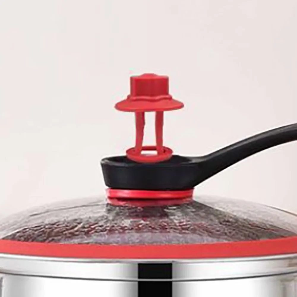 304 Stainless Steel 8 L Soup Pot Micro-Pressure Cooker Kitchen Cookware Non-Stick Large Capacity Anti-scalding Stockpot Porridge