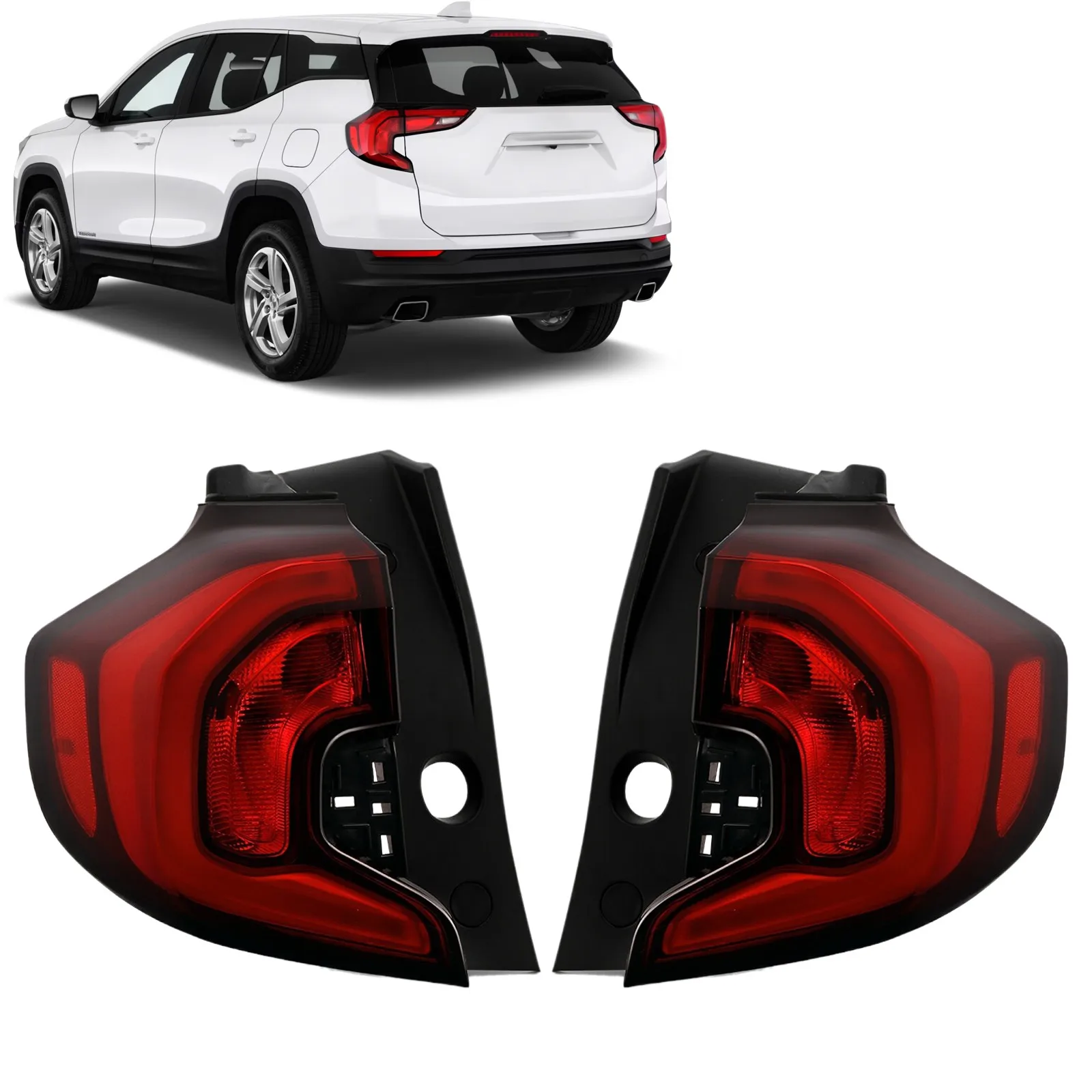 

LED Tail Light For 2018-2021 GMC Terrain SL/SLE/SLT Outer Rear Left+Right Pair