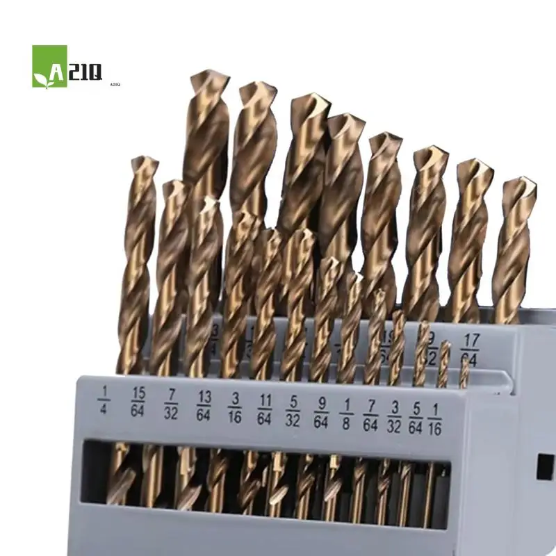 

A21Q -Набор кобальтовых сверл M35, длина спирального работника из высокоскоростной стали для закаленного металла, нержавеющей стали, чугуна