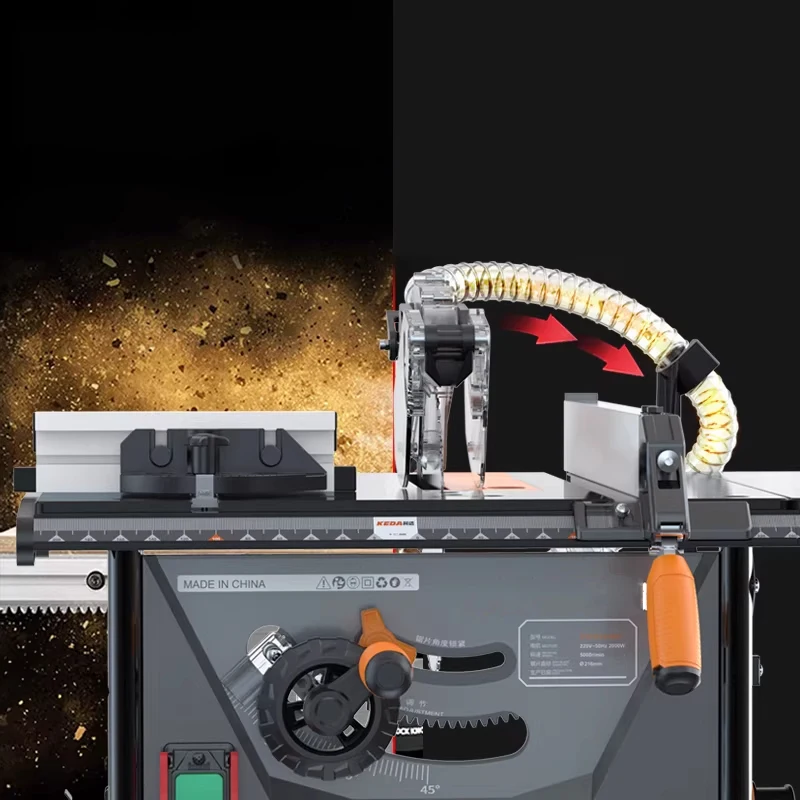 8.5-inch Dust-Free Saw Woodworking-Specific Table Saw Solid Wood Multi-Function All-in-One Cutting Machine 2000W/1750W Bench Saw