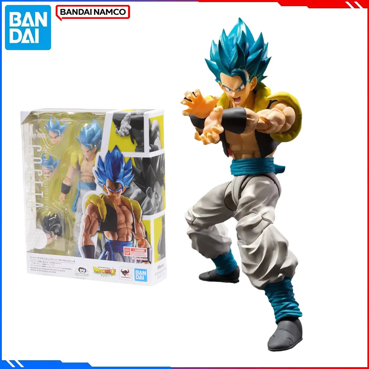 

Genuine Bandai Original Dragon Ball Figure Model Kits S.H.Figuarts Anime Figures Dragon Ball GOGETA Action Model Toys Gift Kids