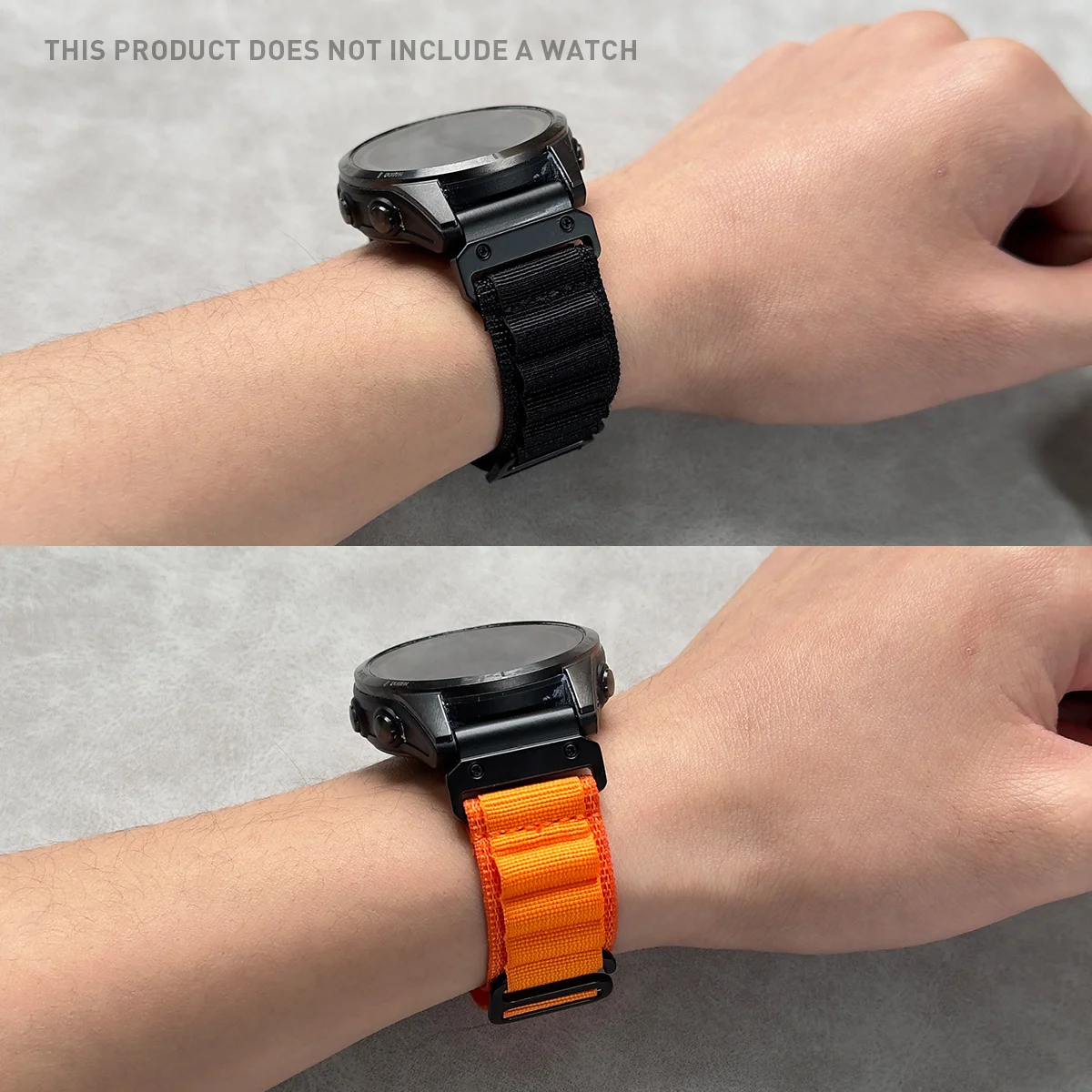 2 Stück, 20/22/26 mm für Garmin Fenix ​​7/7X/6/6X/5/5X Forerunner 965/955/935/745 Quick Release Wave Nylon-Uhrenarmband Unisex – Detail 12