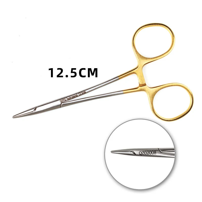 Stainless steel needle holder for double eyelids Medical needle holder surgical needle holder suture instrument burying tool