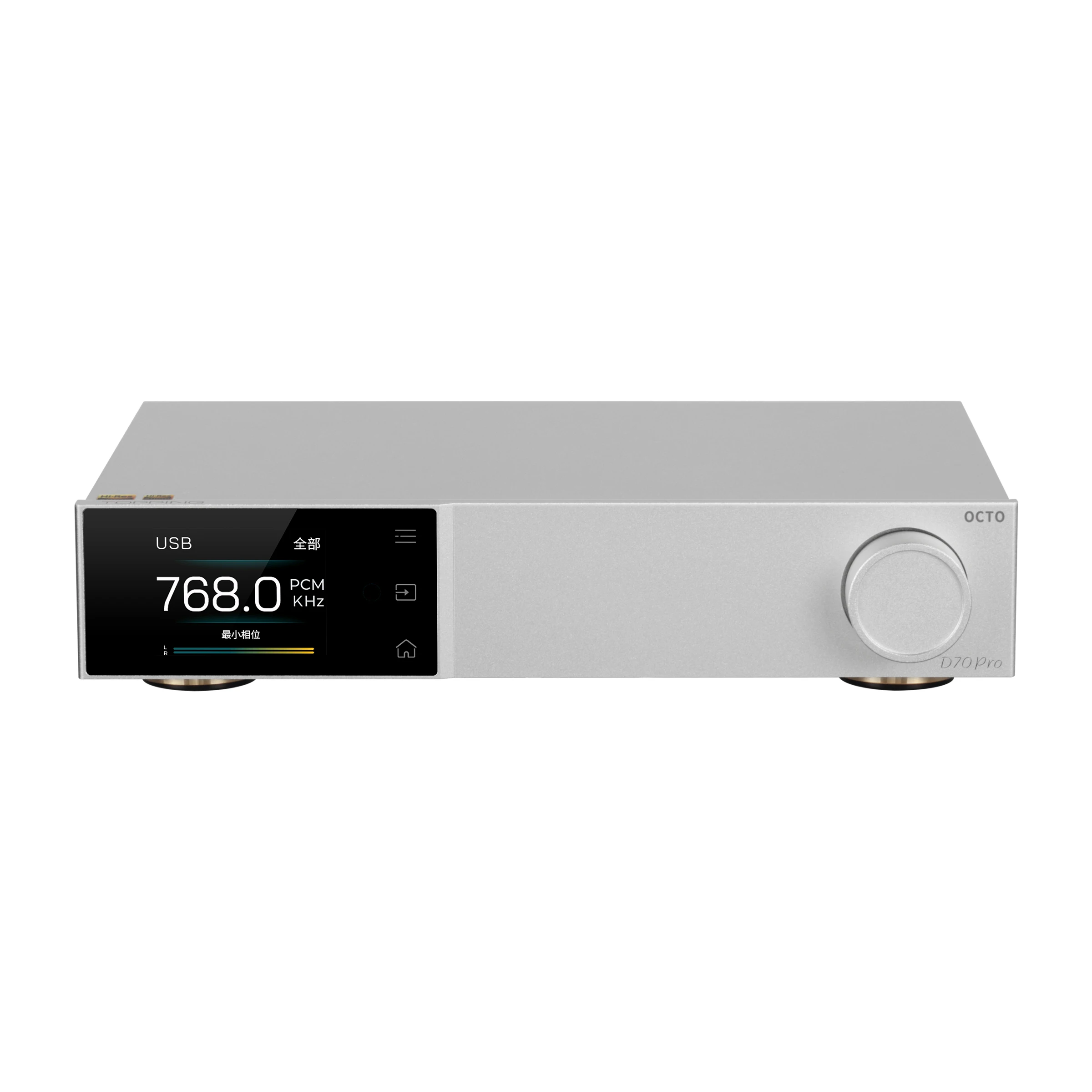 TOPPING D70 PRO OCTO Desktop Decoder BT 5.1 DAC Support LDAC APTX HD 8* CS43198 Chip Pre-Audio Amplifier D70PRO OCTC