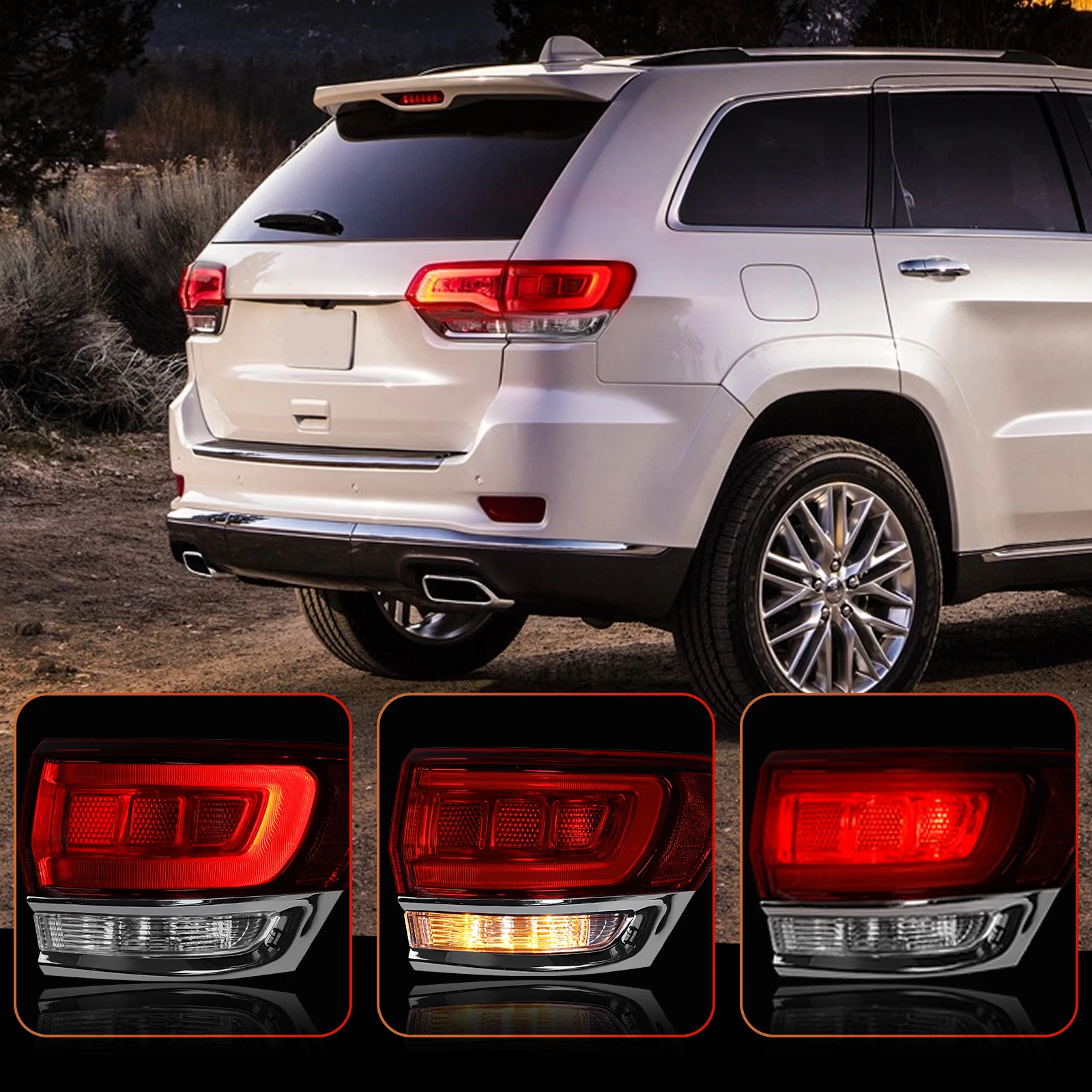 Archaisches Rücklicht für Jeep Grand Cherokee 2014-2020 OE Ersatz rücklicht 68110016AG 68110017AG