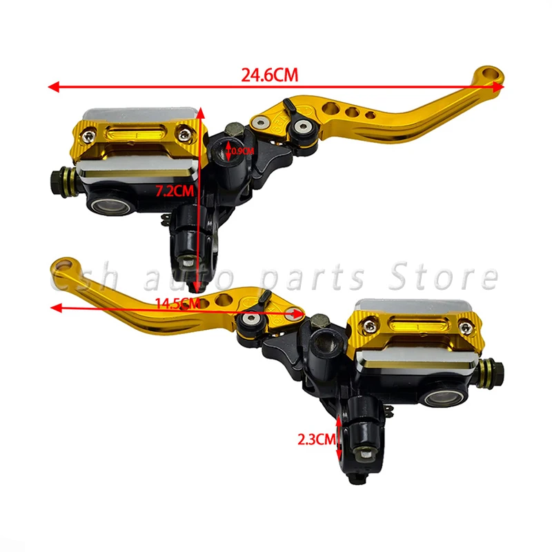 Brake Clutch Pump Master Cylinder Motorcycle lever Handlebar Hydraulic clutch 7/8" 22mm for Honda For Yamaha For Kawasaki - view 2