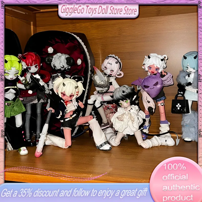 

Instock Kuz Devil's Corner Bjd слепая коробка семь смертных грехов восемь точек подвижная кукла орнамент кукла ручной работы подарок на день рождения для девочек