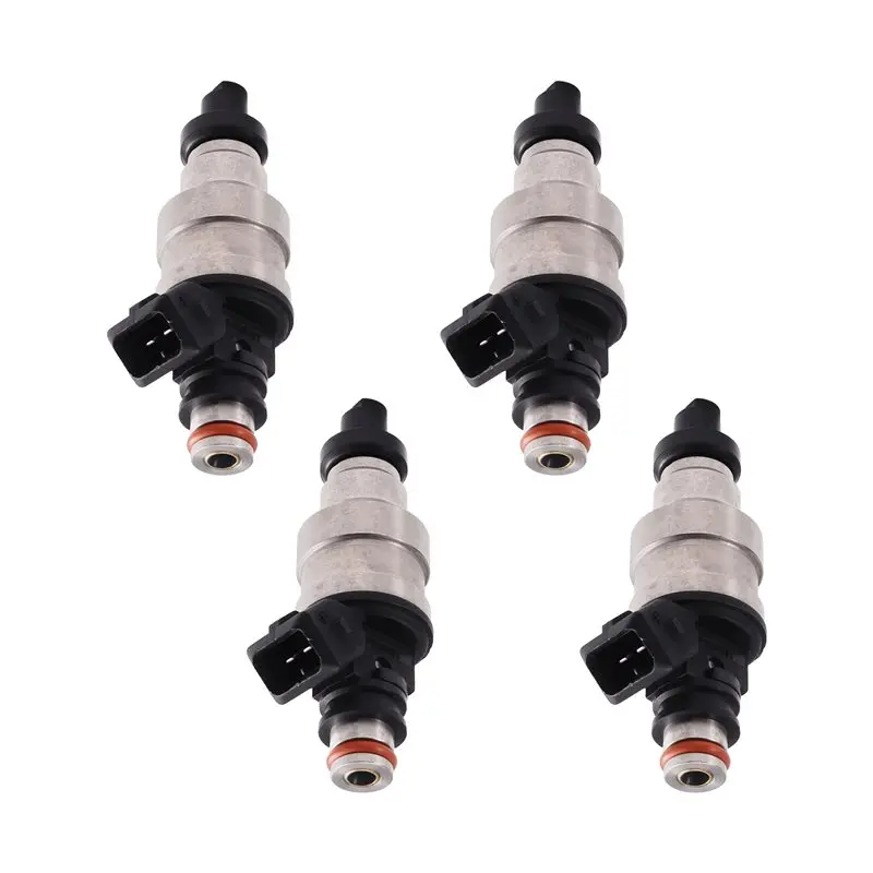 ABQB-For ECLIPSE TURBO 1990-1999 Fuel Injector Nozzle- 4PCS Set Part Numbers INP-018, MD186379 INP018 MDL450