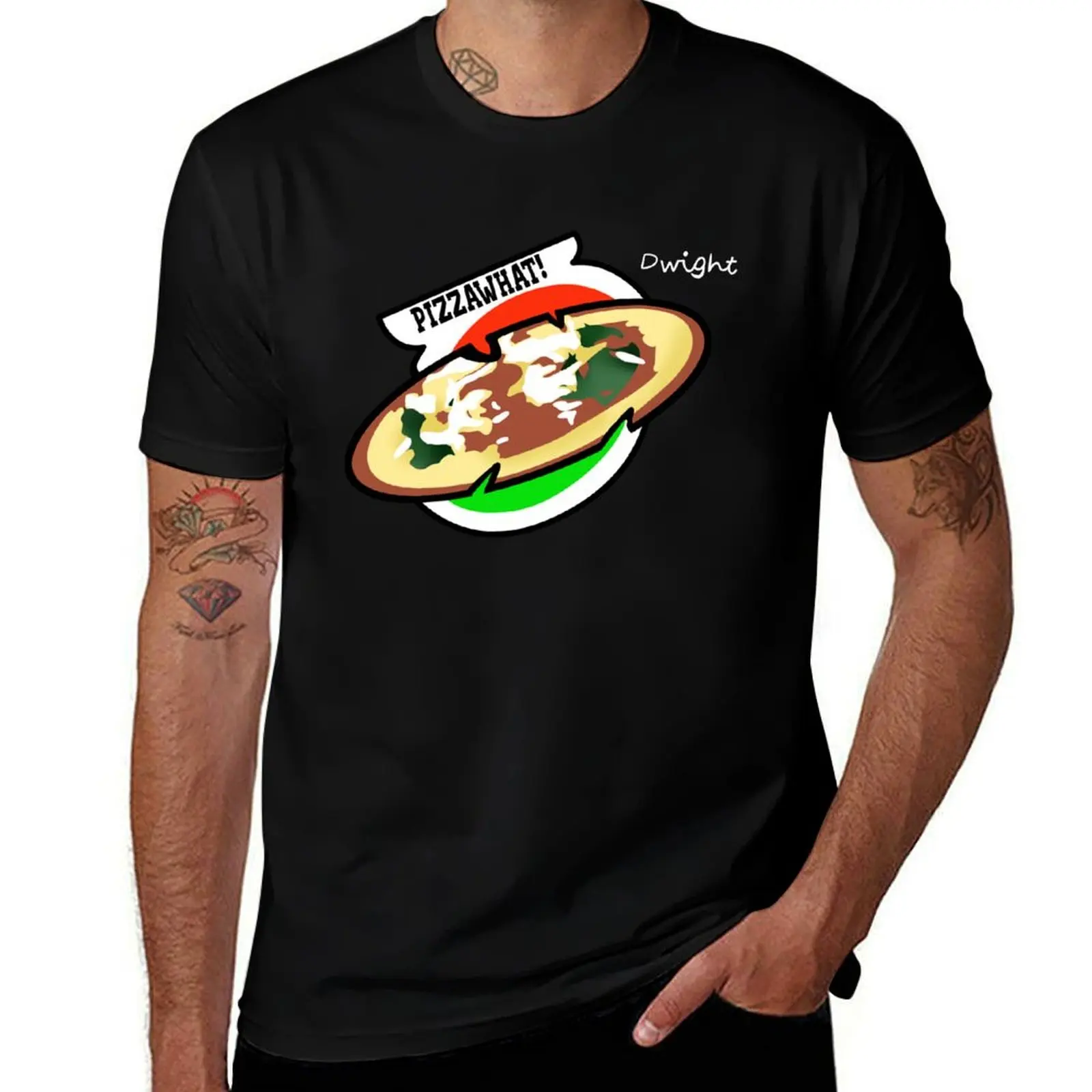 

Dwight Fairfield dbd pizza T-Shirt man graphic t shirt men t shirt cotton 100% man t shirts cotton T-shirt
