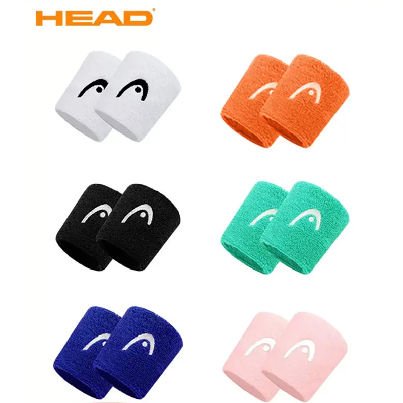 2024 New HEAD Sports Wrist Protection Tennis Basketball Badminton Fitness Sweat Absorbent Towel Sweatband