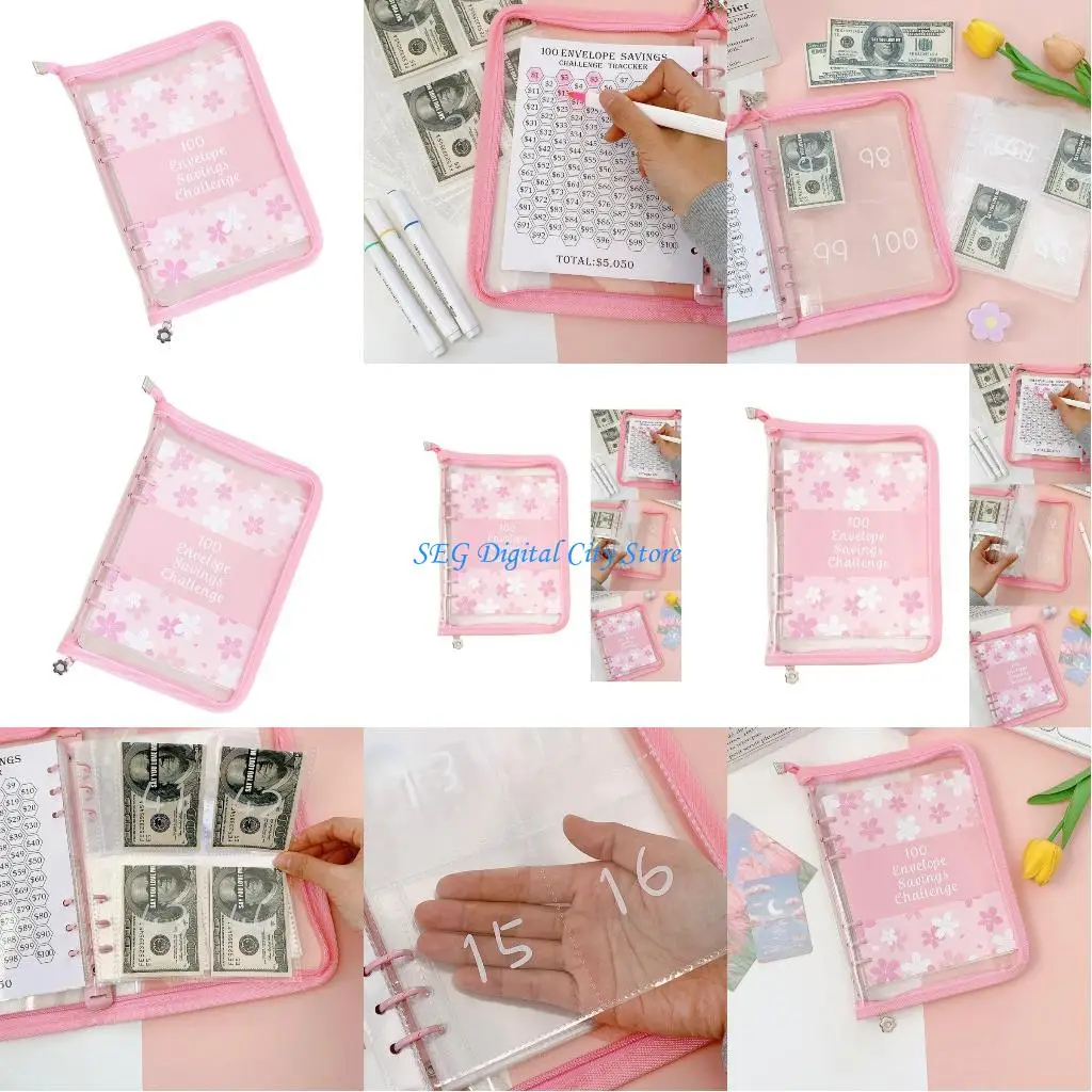 

U75B Набор папок для бюджета, планировщик, папка для сбережений, кошелек для наличных, конверт