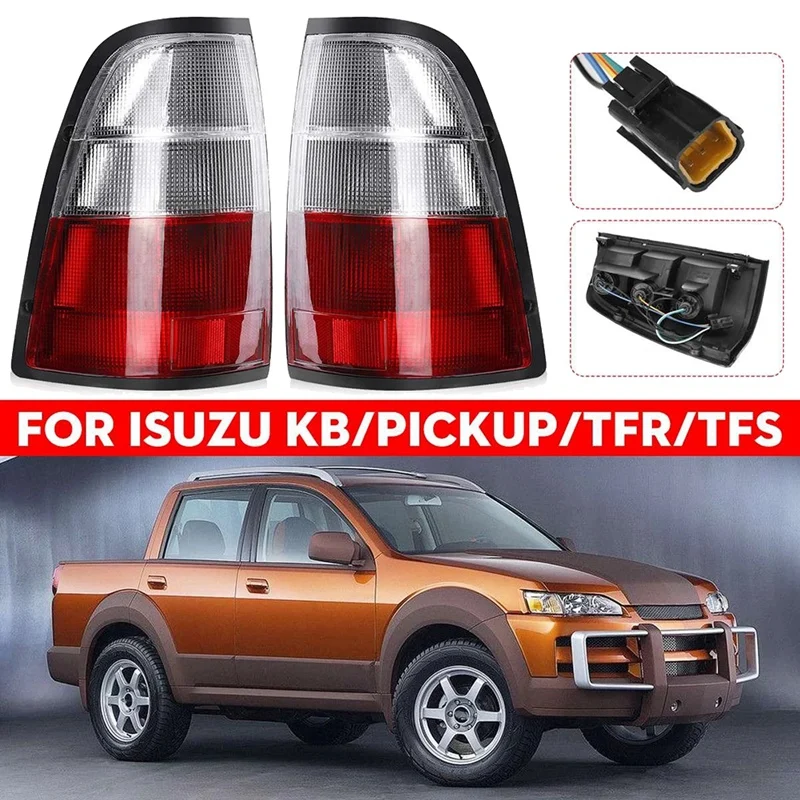 NEW-Car Rear Tail Light Brake Lamp With Wiring For Isuzu KB TF TFR TFS Vauxhall Brava Pickup