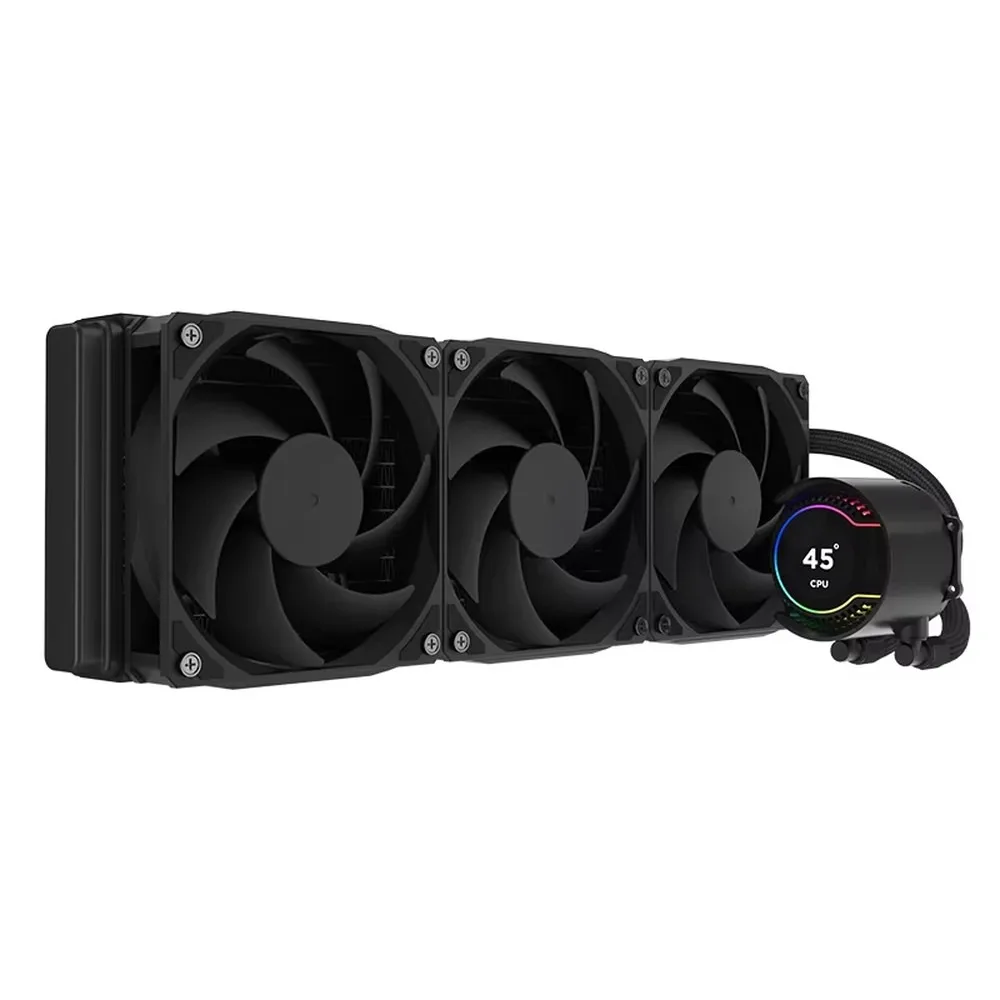 ProArtist BA5PRO 360mm AIO CPU Liquid Cooler, LCD Screen Display, ARGB Sync Radiator, LGA1700 & AM5 All-in-One Water