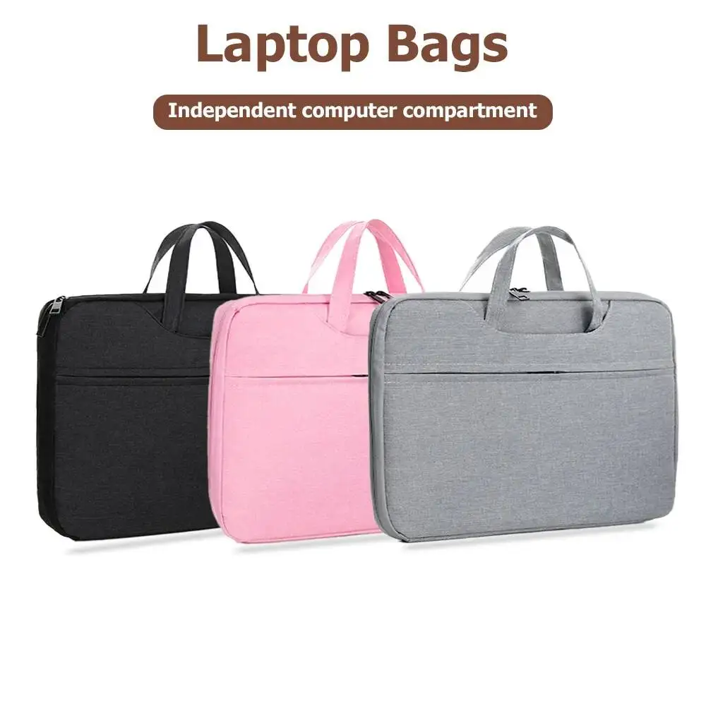OUIO For MacBook Xiaomi Huawei ASUS Notebook Bags Shockproof Laptop Sleeve Handbag 11-16 Inch Ultra Thin Business Briefcase